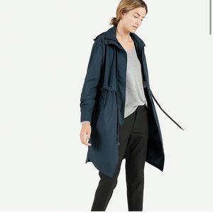 Everlane Lightweight Anorak Jacket Navy XS